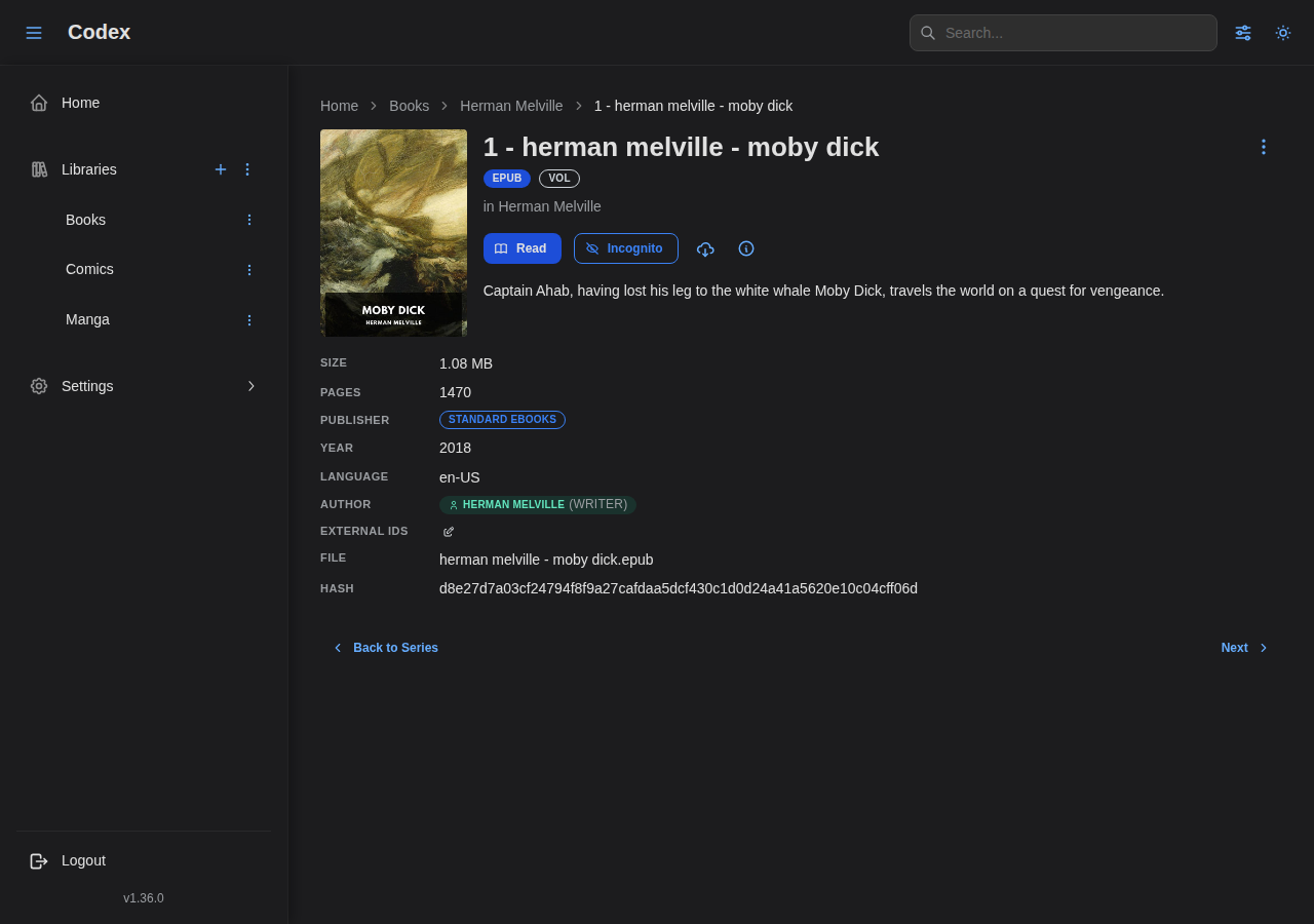 Book Details Page