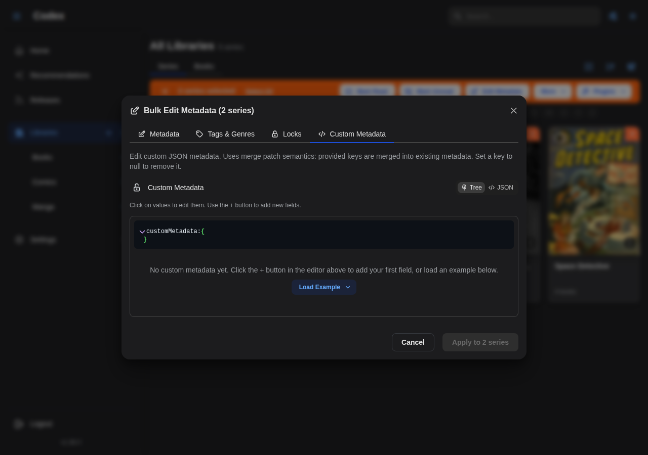 Bulk Metadata - Custom