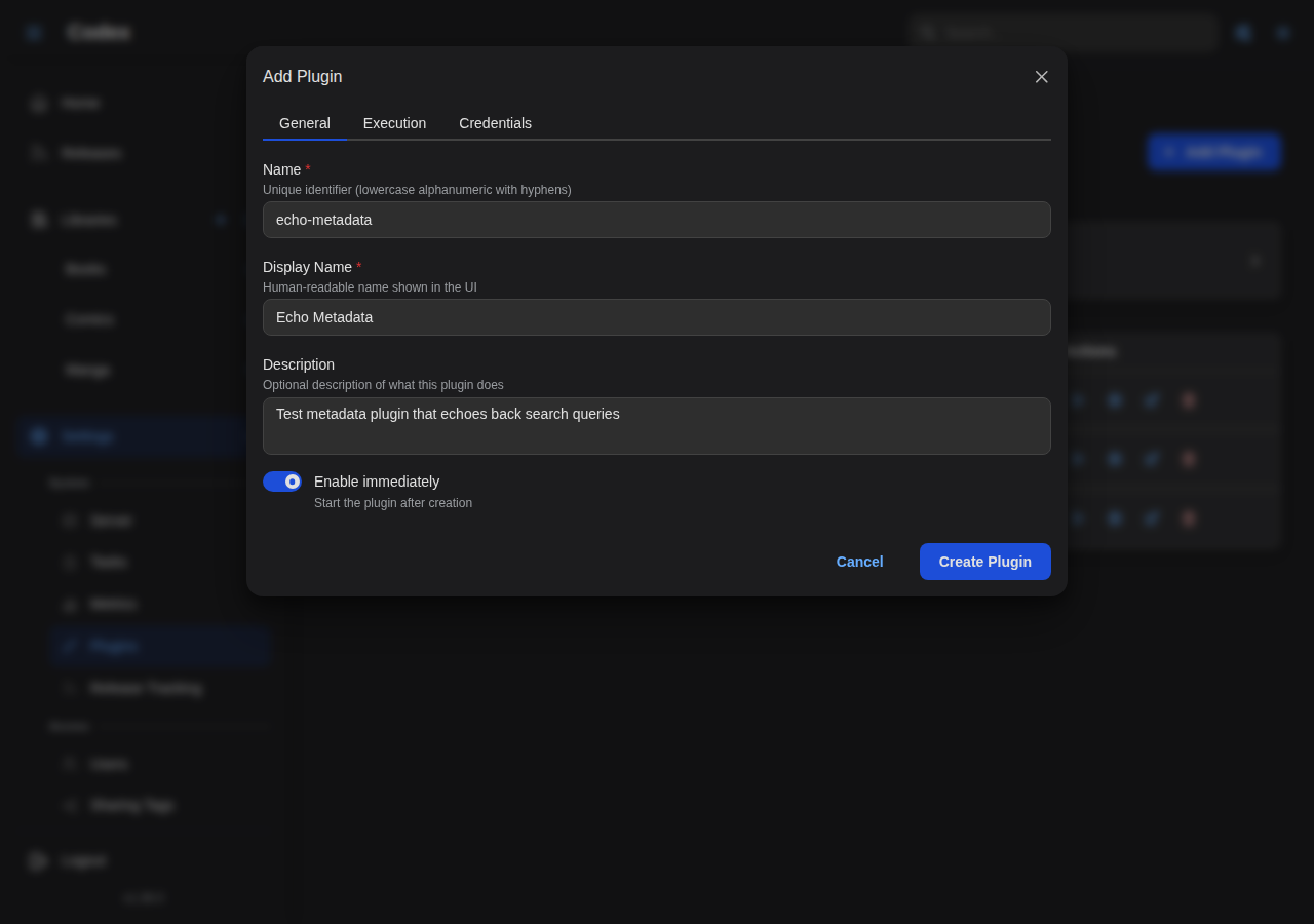 Add Echo Metadata - General