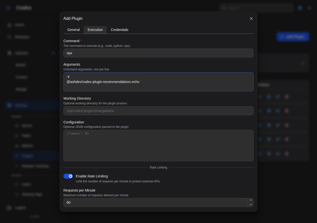 Add Echo Recommendations - Execution
